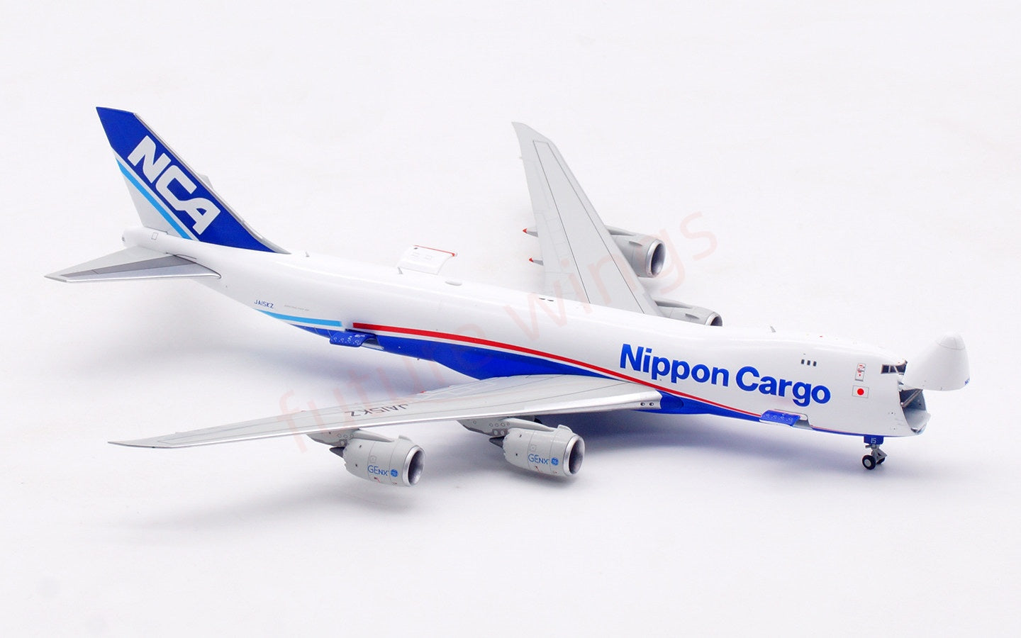 1:400 HX Models Nippon Cargo B747-8F JA15KZ Aircraft Model Free Tractor+Stand