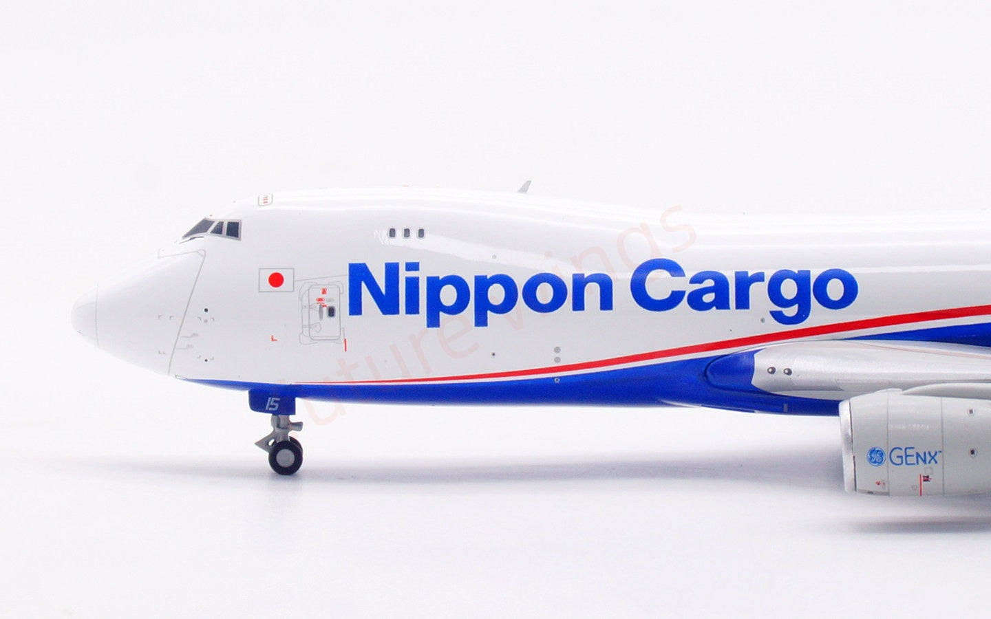 1:400 HX Models Nippon Cargo B747-8F JA15KZ Aircraft Model Free Tractor+Stand