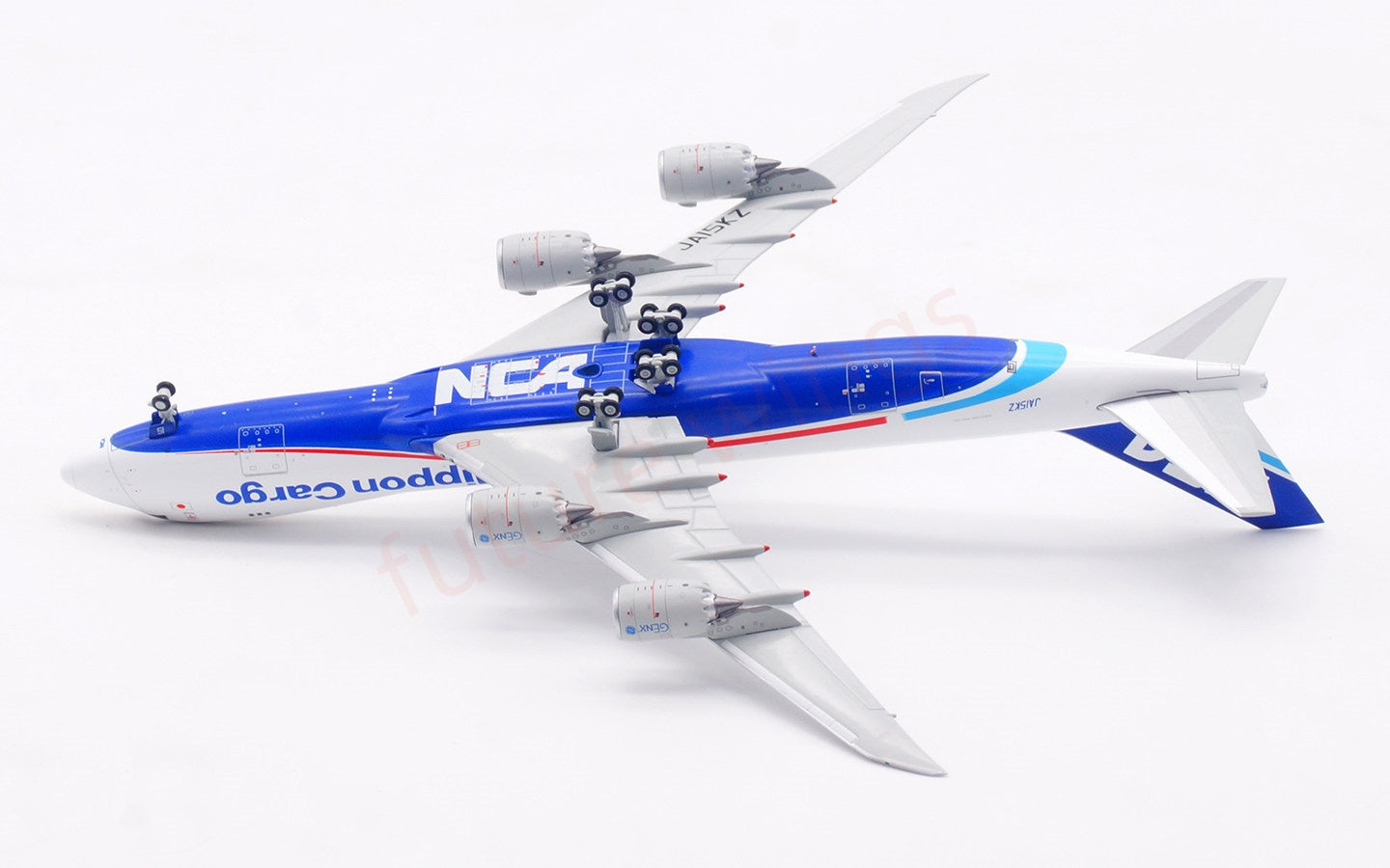 1:400 HX Models Nippon Cargo B747-8F JA15KZ Aircraft Model Free Tractor+Stand