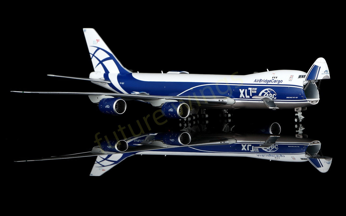 1:400 HX Models AirBridgeCargo B747-8F VP-BBY Aircraft Model Free