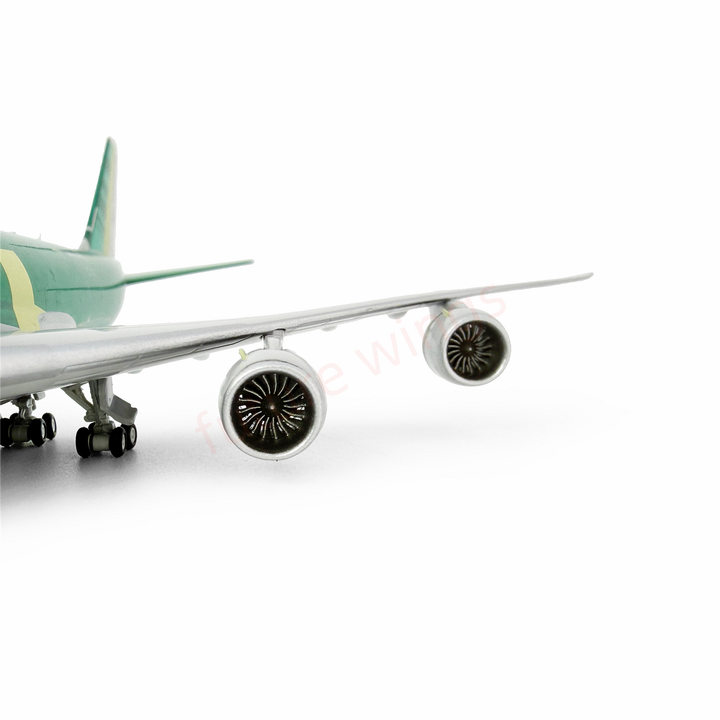 (RARE)1:400 HX Models Atlas Air B747-8F N863GT Aircraft Model Free Tractor+Stand