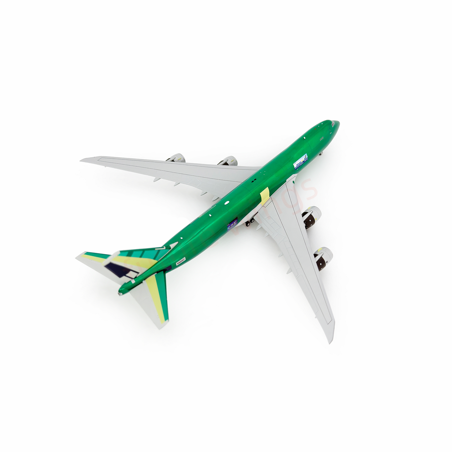 (RARE)1:400 HX Models Atlas Air B747-8F N863GT Aircraft Model Free Tractor+Stand