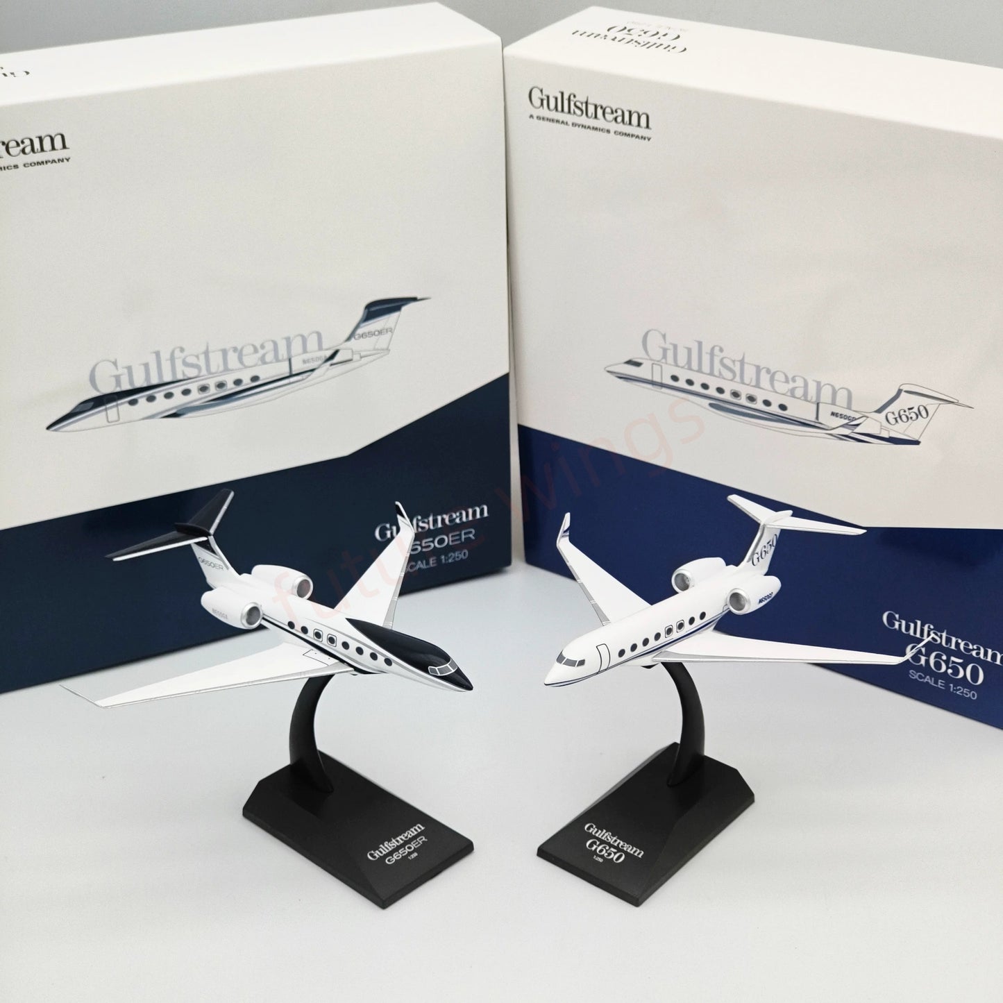 1:250 Aimo Wings Gulfstream G650 Aircraft Model With Stand