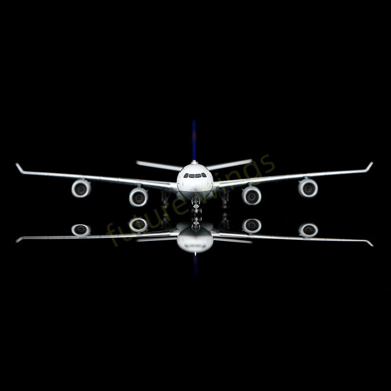 1:400 YY Wings Lufthansa Airlines A340-600 D-AIHZ Aircraft Model+Free Tractor