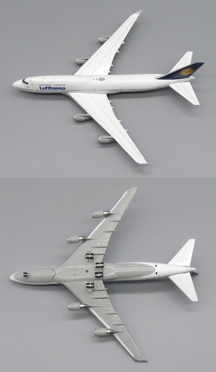 1:400 Apollo Lufthansa Airline B747-400 D-ABVA Aircraft Model+Free Tractor