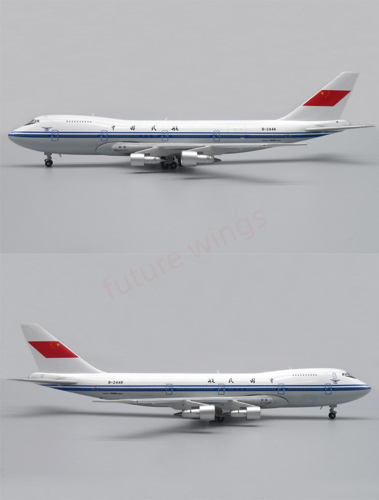 1:400 Apollo CAAC B747-200 B-2448 Aircraft Model+Free Tractor