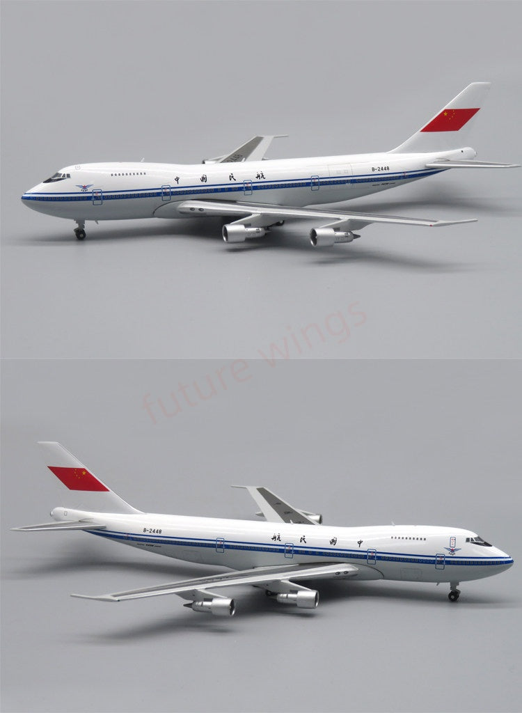 1:400 Apollo CAAC B747-200 B-2448 Aircraft Model+Free Tractor