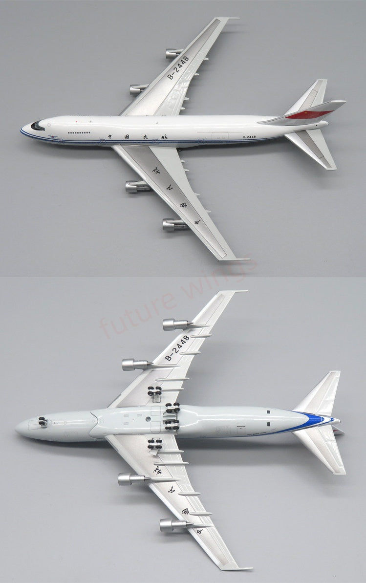 1:400 Apollo CAAC B747-200 B-2448 Aircraft Model+Free Tractor
