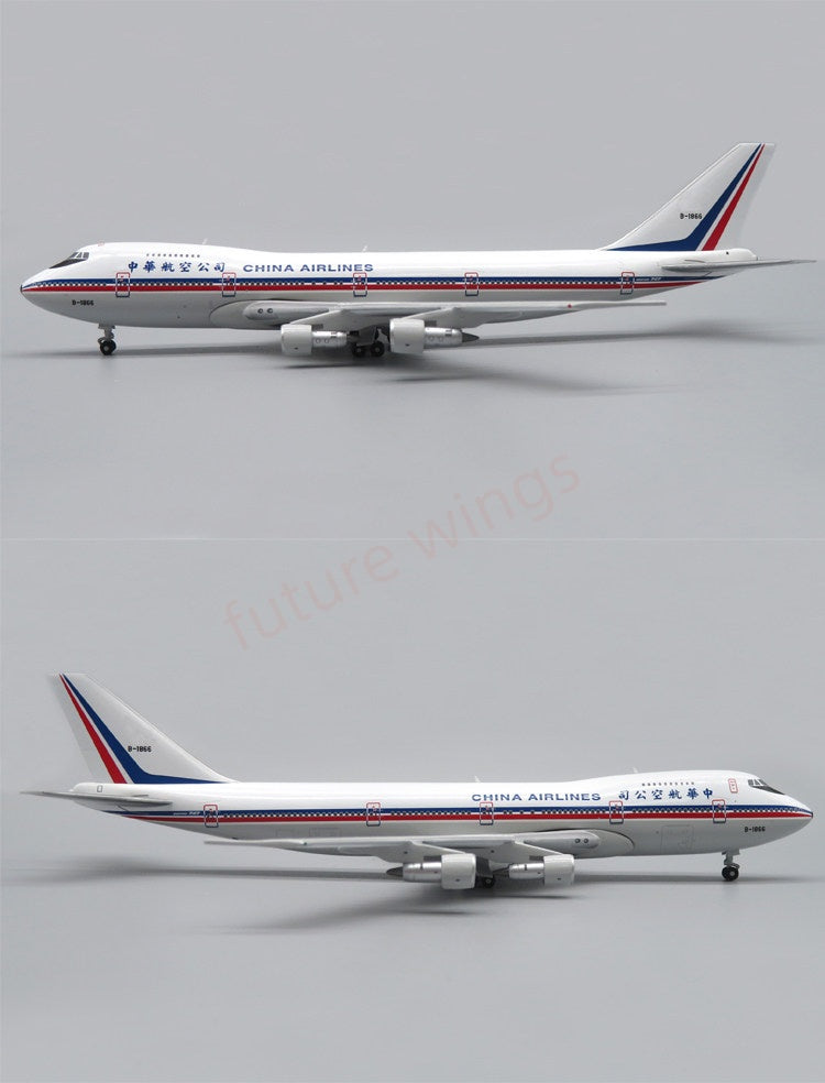 1:400 Apollo China Airlines B747-200B B-1866 Aircraft Model+Free Tractor