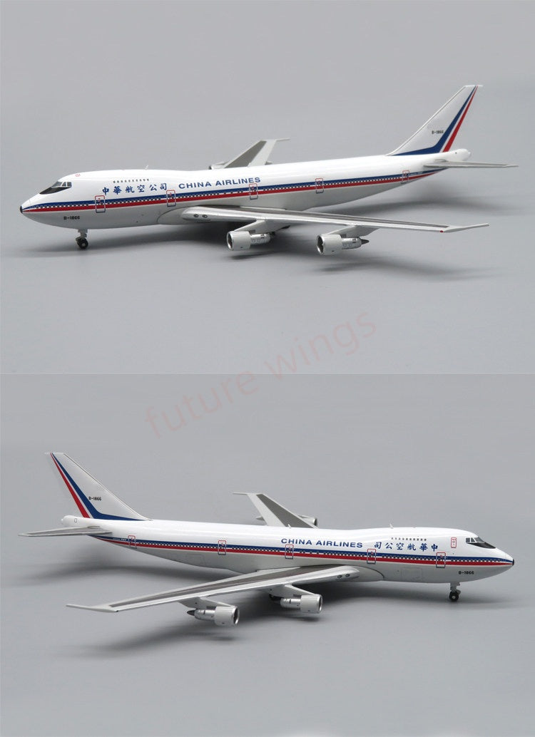 1:400 Apollo China Airlines B747-200B B-1866 Aircraft Model+Free Tractor