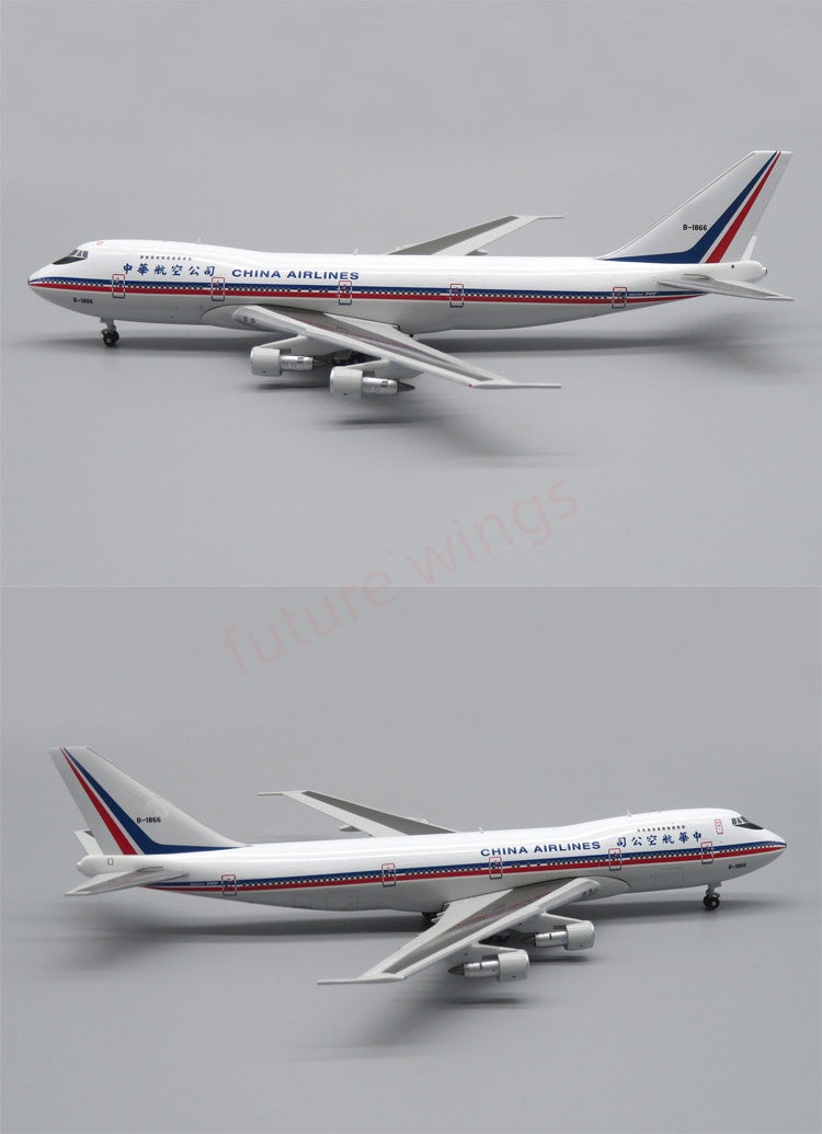 1:400 Apollo China Airlines B747-200B B-1866 Aircraft Model+Free Tractor