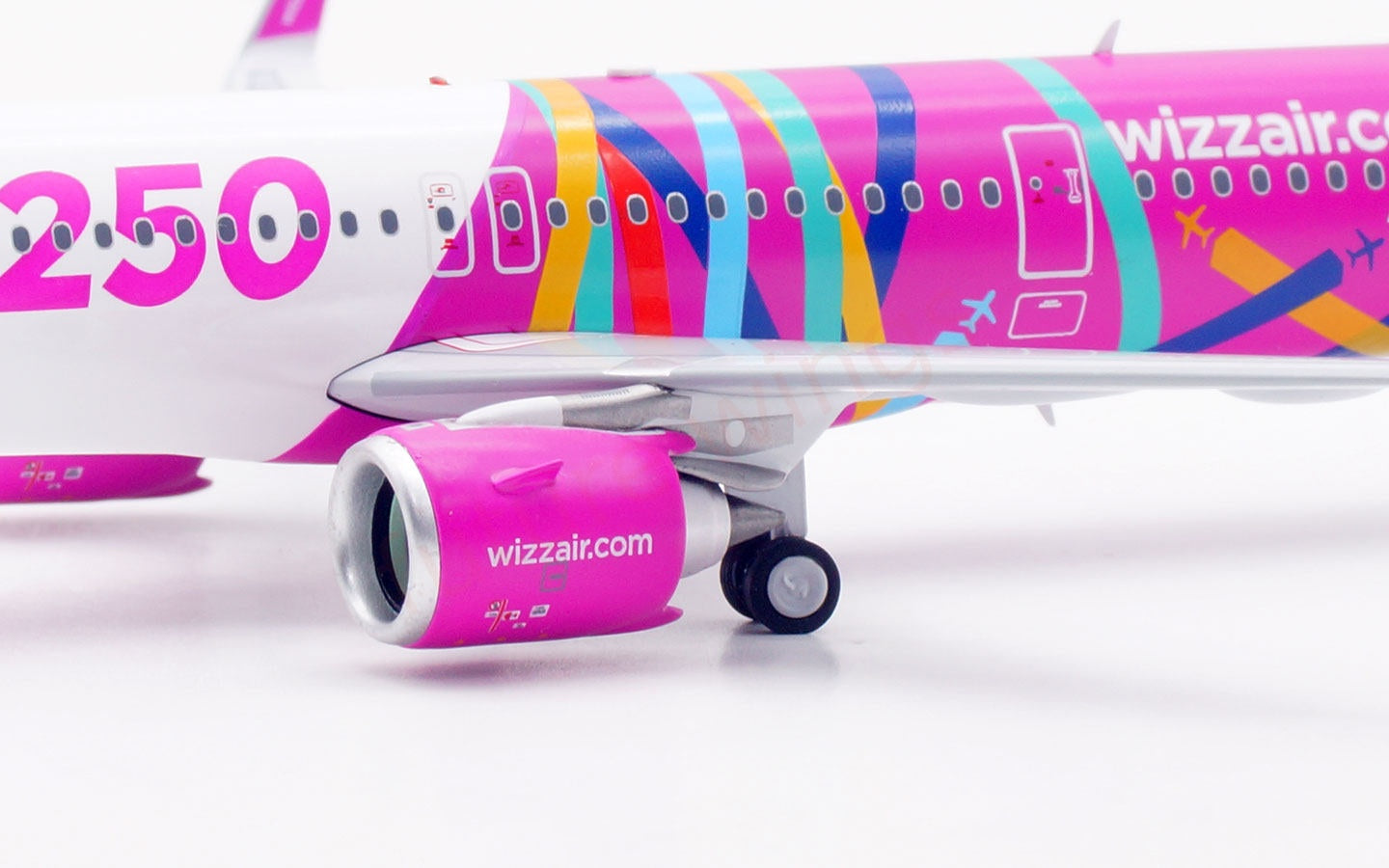 1:200 InFlight200 Wizz Air A321NEO 9H-WMR Diecast Aircraft Model