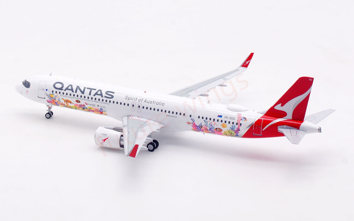 1:200 InFlight200 Qantas Airways A321NEO VH-OGG Diecast Aircraft Model