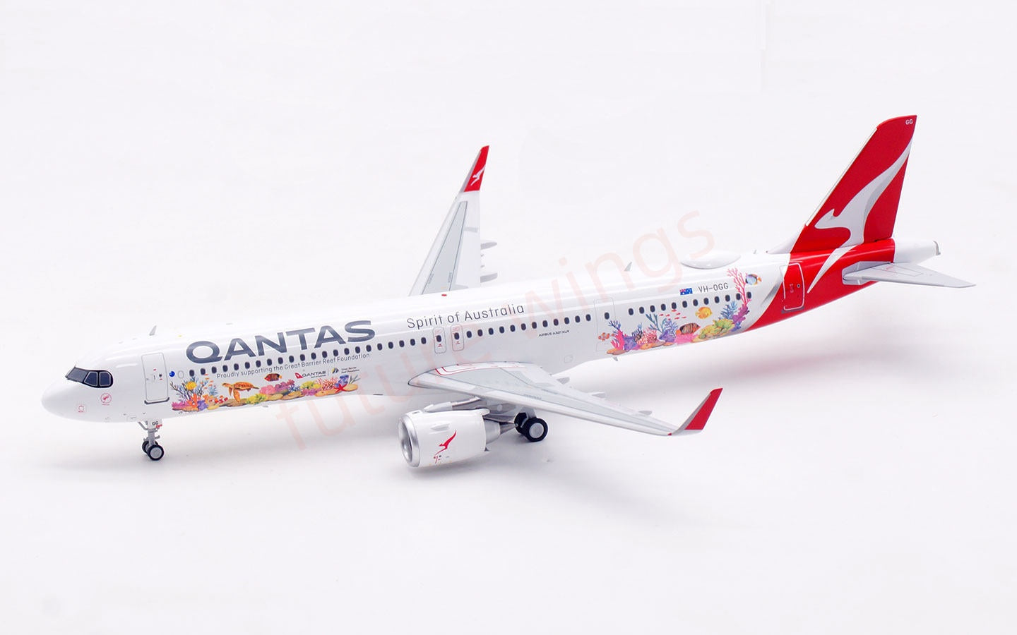 1:200 InFlight200 Qantas Airways A321NEO VH-OGG Diecast Aircraft Model