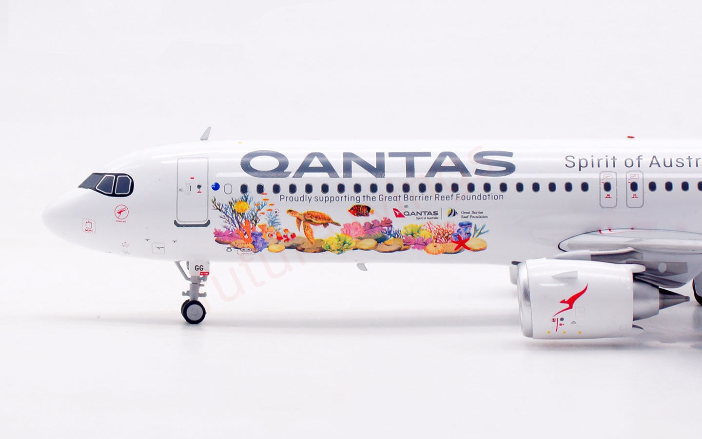 1:200 InFlight200 Qantas Airways A321NEO VH-OGG Diecast Aircraft Model