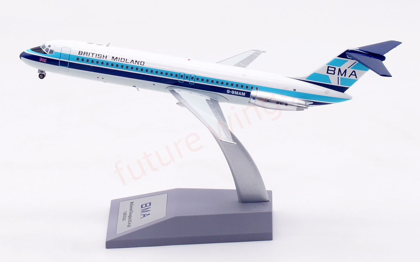 1:200 InFlight200 British Midland DC-9-30 G-BMAM Diecast Aircraft Model