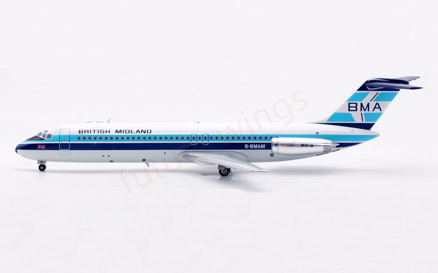 1:200 InFlight200 British Midland DC-9-30 G-BMAM Diecast Aircraft Model