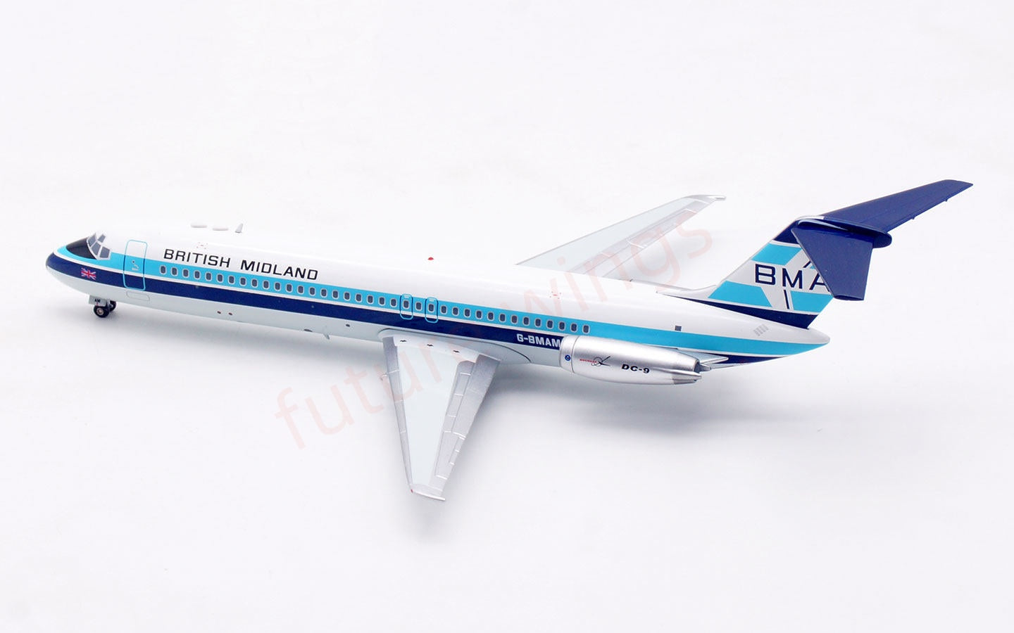 1:200 InFlight200 British Midland DC-9-30 G-BMAM Diecast Aircraft Model