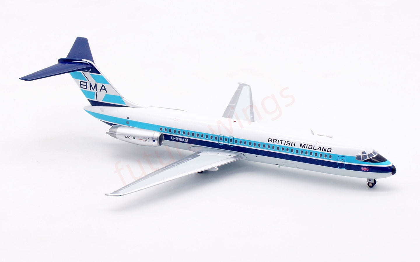 1:200 InFlight200 British Midland DC-9-30 G-BMAM Diecast Aircraft Model