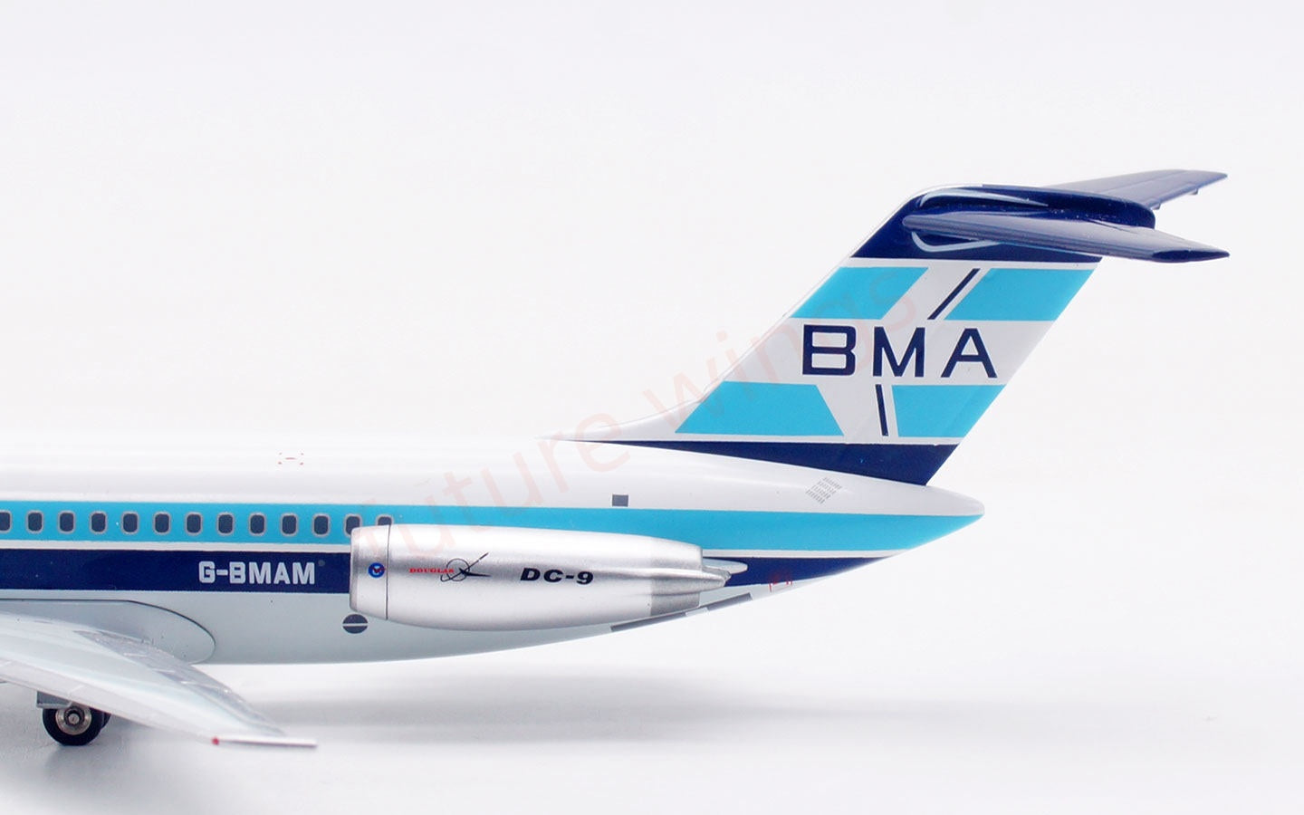 1:200 InFlight200 British Midland DC-9-30 G-BMAM Diecast Aircraft Model