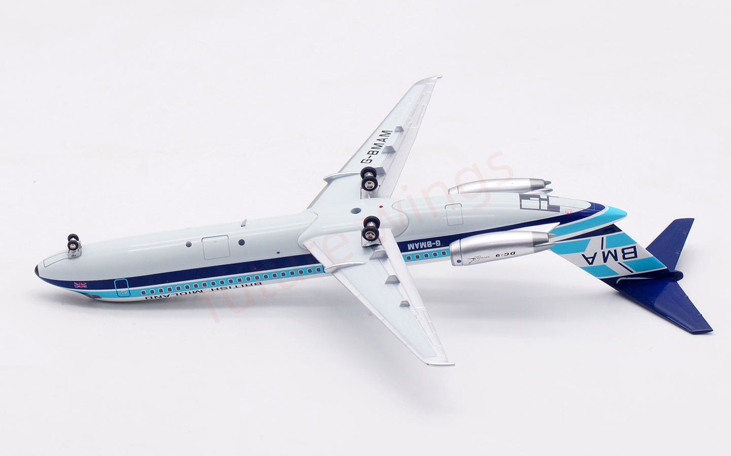 1:200 InFlight200 British Midland DC-9-30 G-BMAM Diecast Aircraft Model