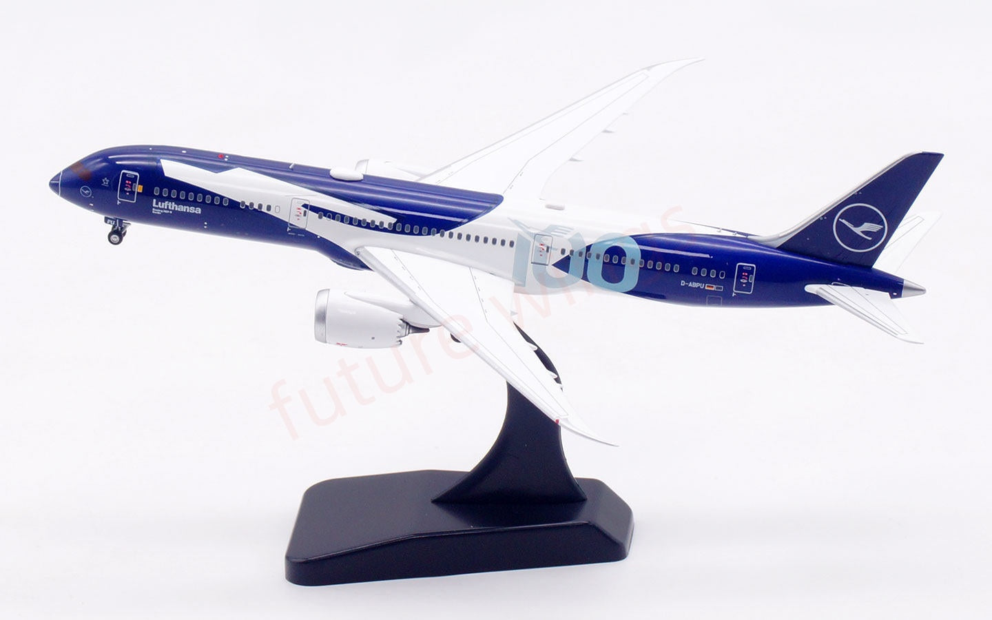 1:400 Aviation400 Lufthansa Airlines B787-9 D-ABPU “100years” Free Tractor+Stand