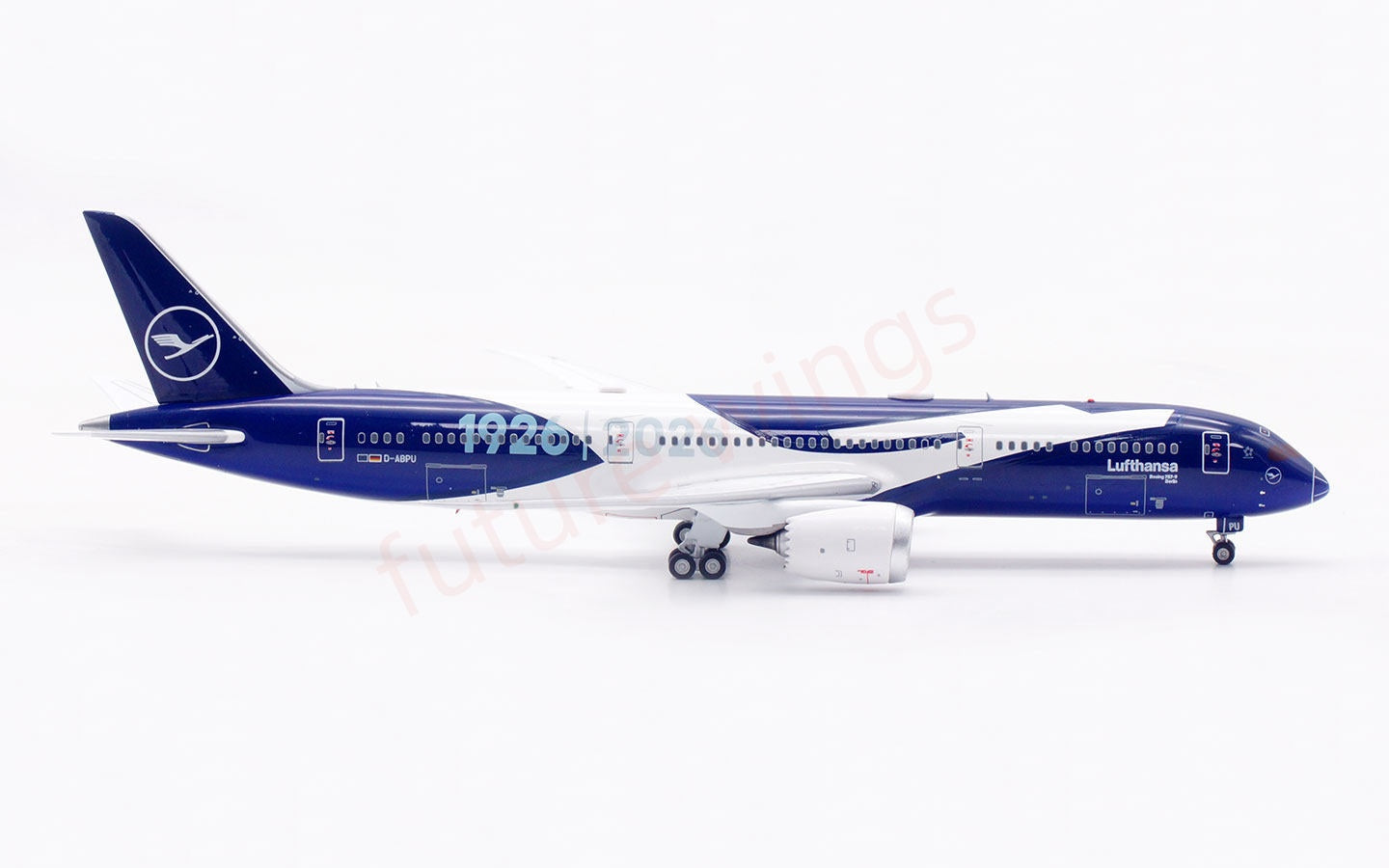 1:400 Aviation400 Lufthansa Airlines B787-9 D-ABPU “100years” Free Tractor+Stand