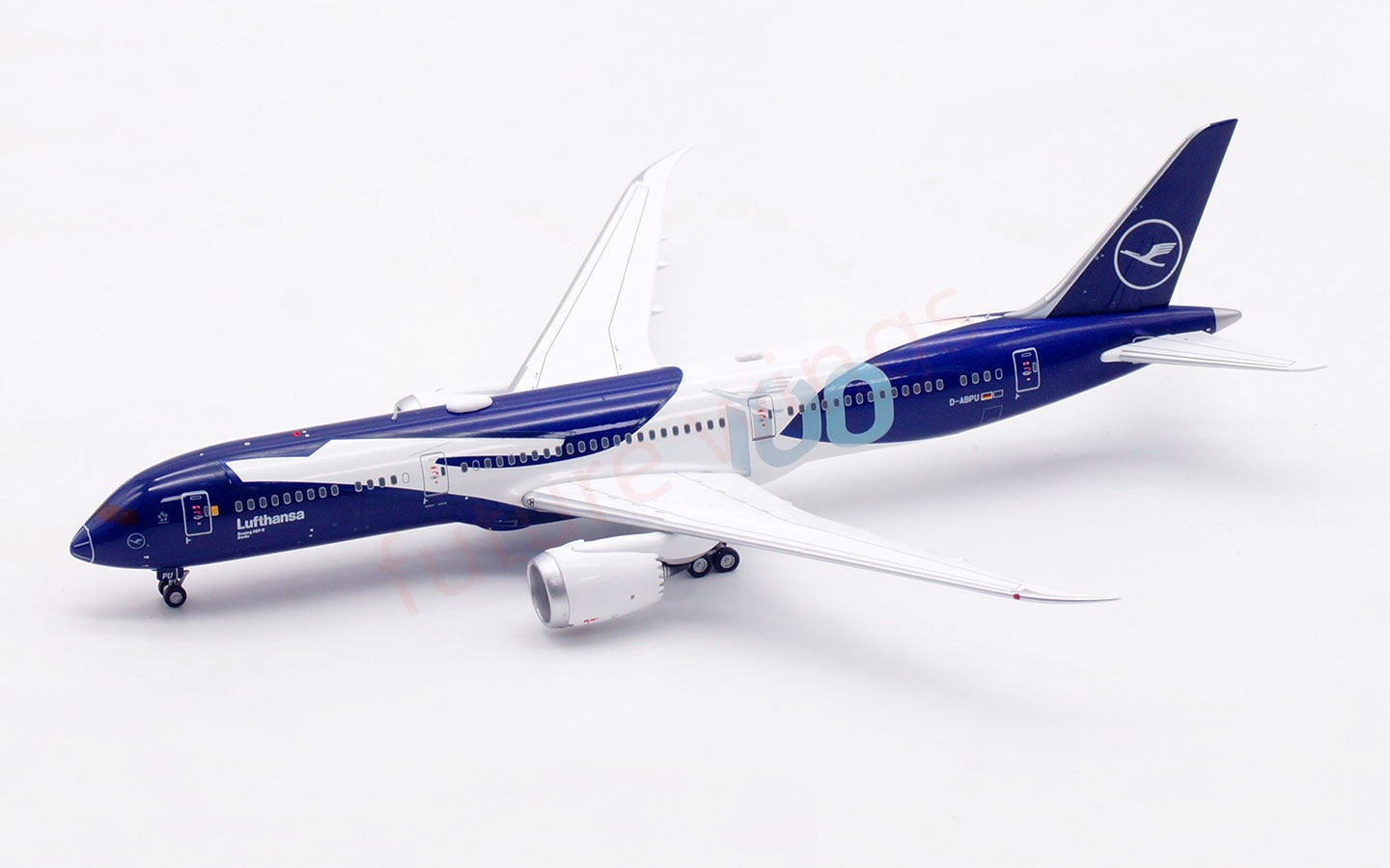 1:400 Aviation400 Lufthansa Airlines B787-9 D-ABPU “100years” Free Tractor+Stand
