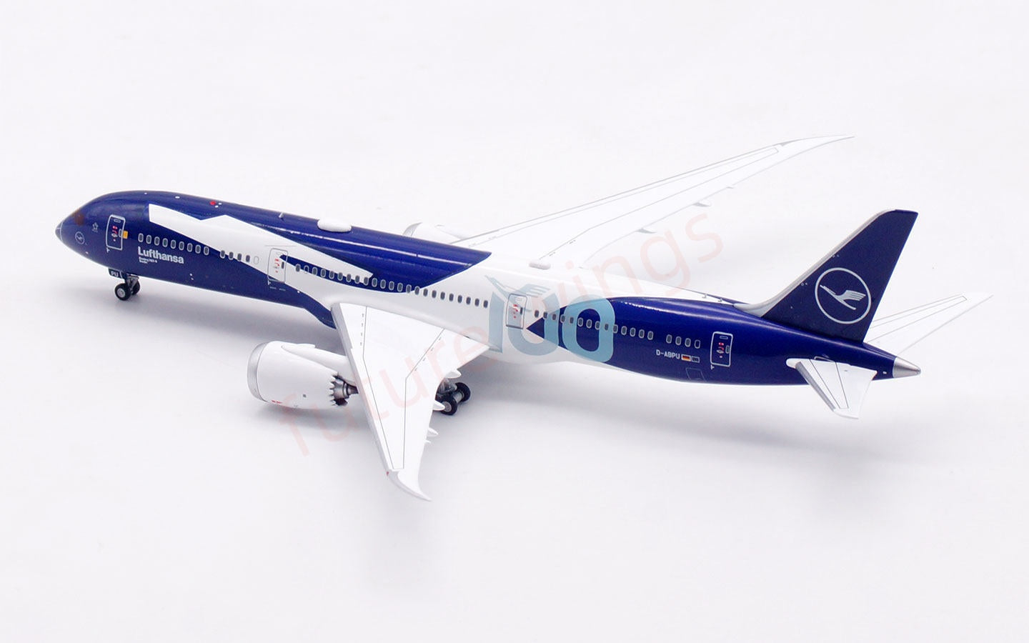 1:400 Aviation400 Lufthansa Airlines B787-9 D-ABPU “100years” Free Tractor+Stand
