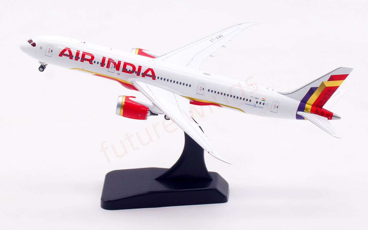 1:400 Aviation400 Air India B787-9 VT-AWA Aircraft Model Free Tractor +Stand