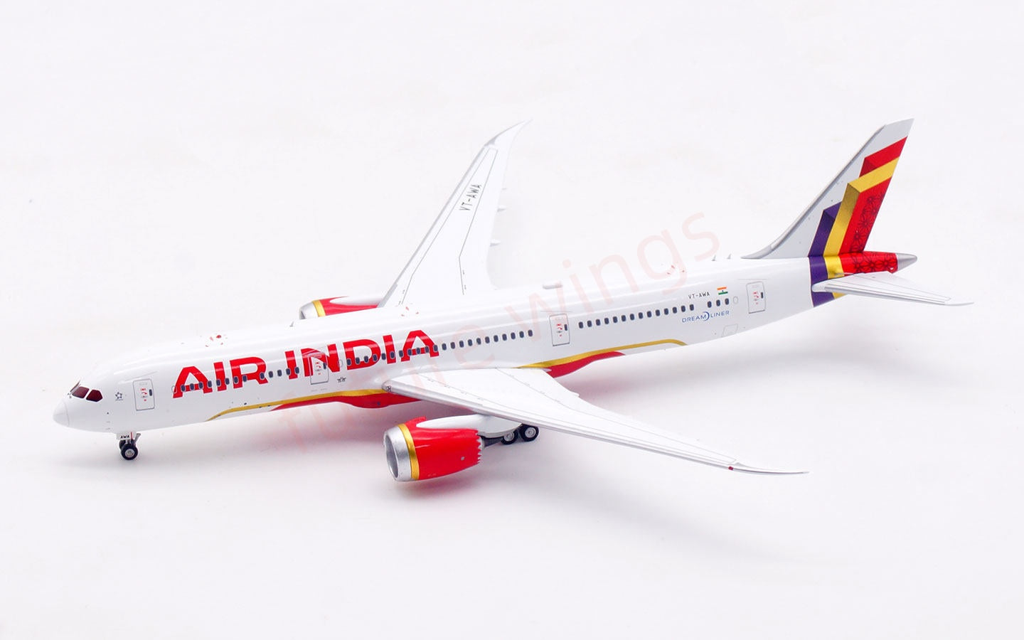1:400 Aviation400 Air India B787-9 VT-AWA Aircraft Model Free Tractor +Stand