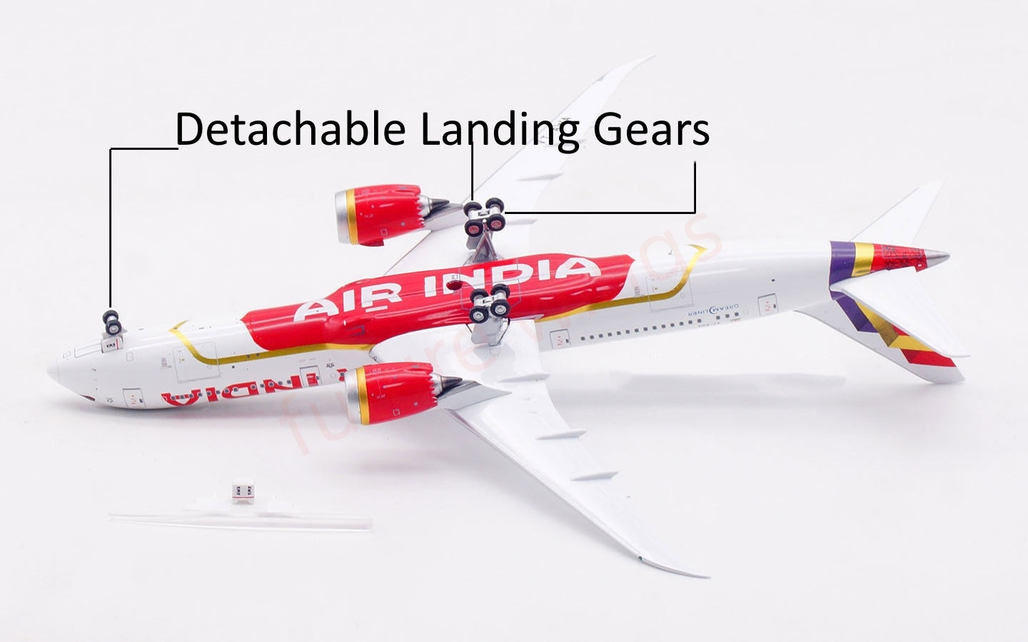 1:400 Aviation400 Air India B787-9 VT-AWA Aircraft Model Free Tractor +Stand