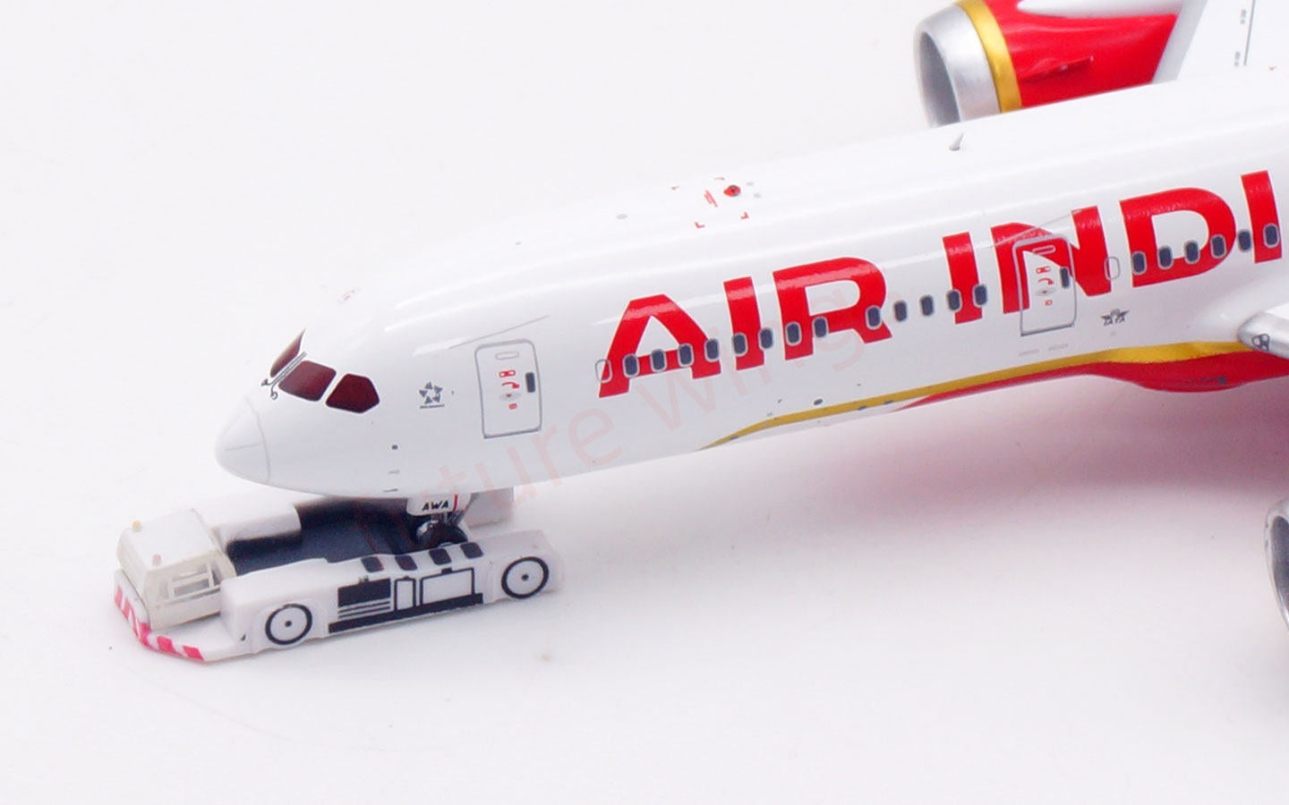 1:400 Aviation400 Air India B787-9 VT-AWA Aircraft Model Free Tractor +Stand
