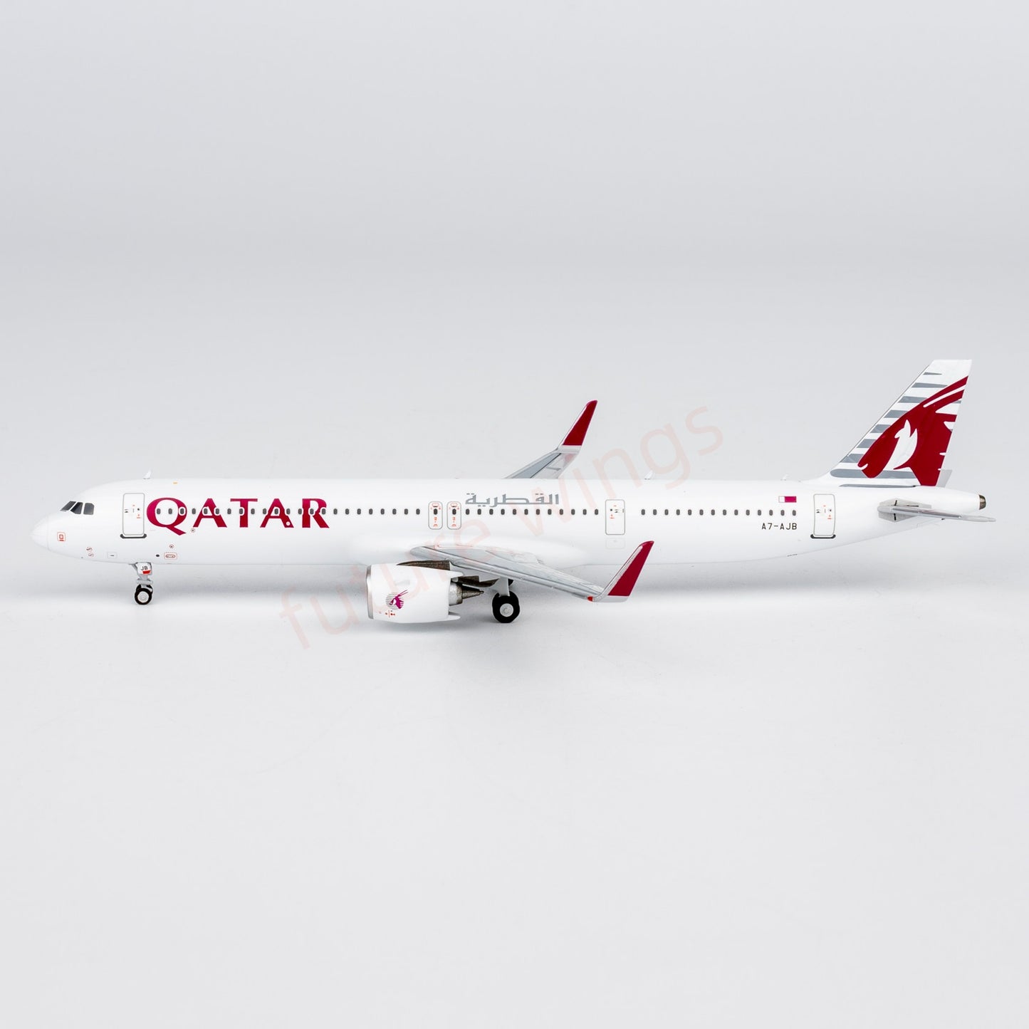 1:400 NG Models NG13147 Qatar Airways A321neo A7-AJB Aircraft Model+Free Tractor