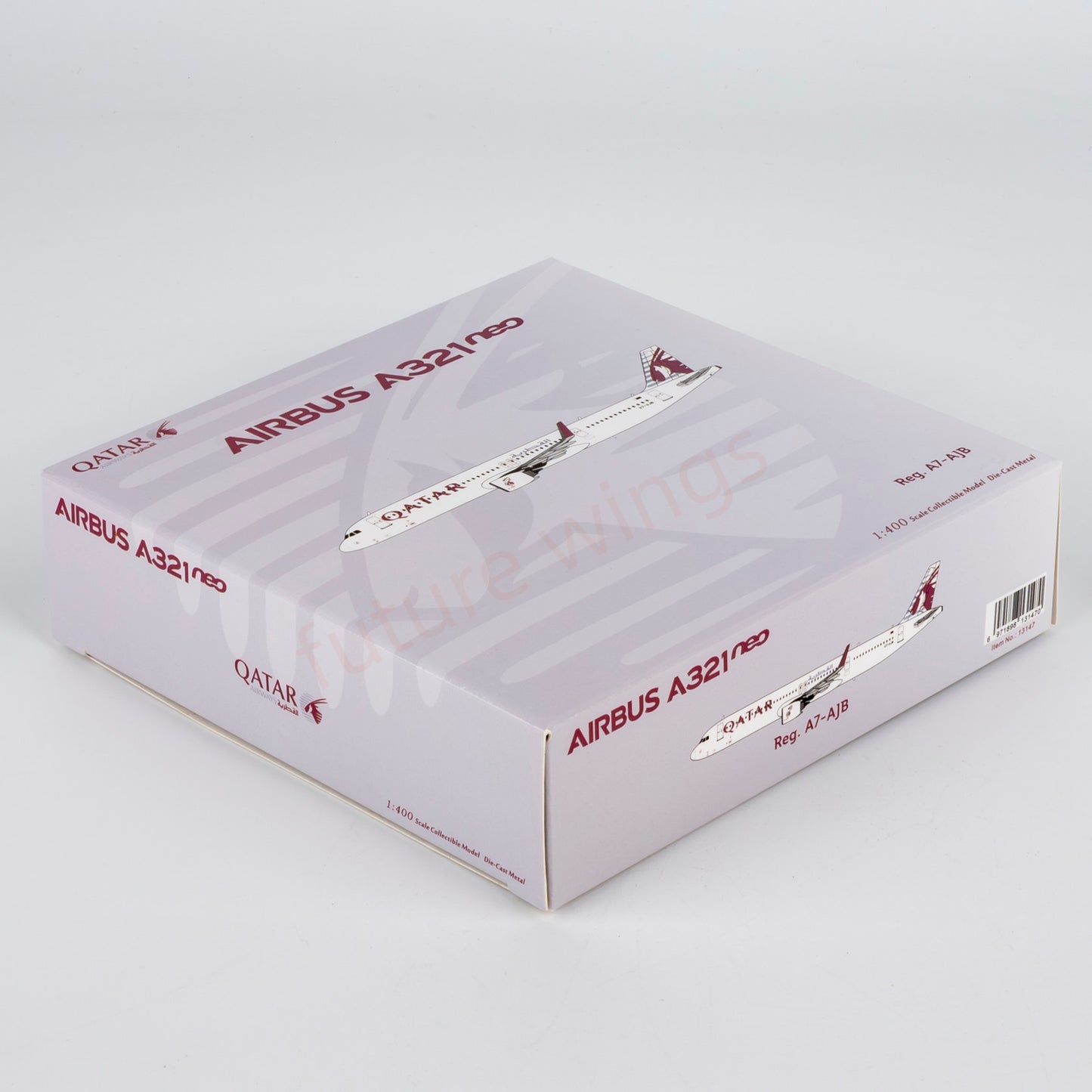 1:400 NG Models NG13147 Qatar Airways A321neo A7-AJB Aircraft Model+Free Tractor