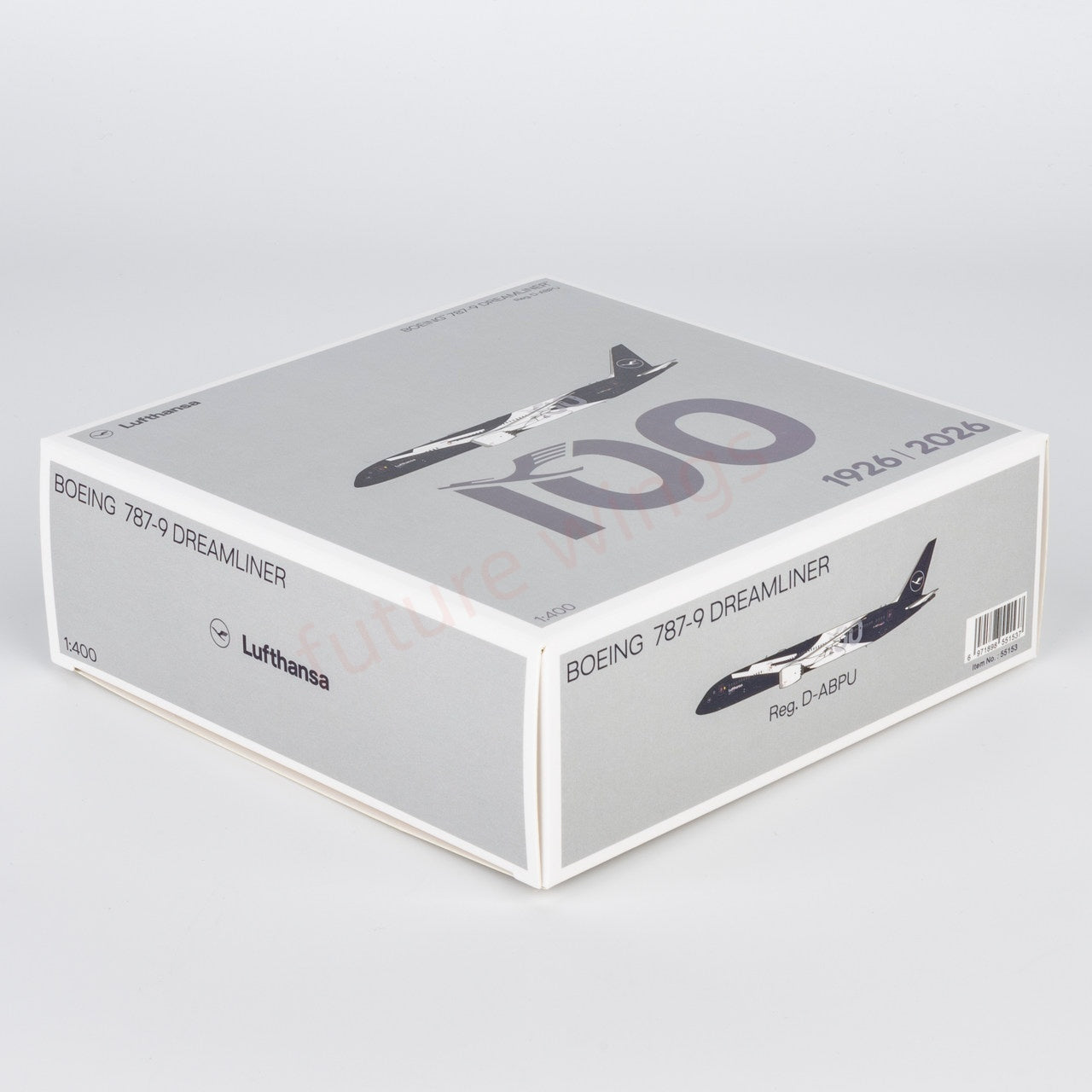 1:400 NG Models NG 55153 Lufthansa Airlines B787-9 D-ABPU "100Years" +Free Tractor