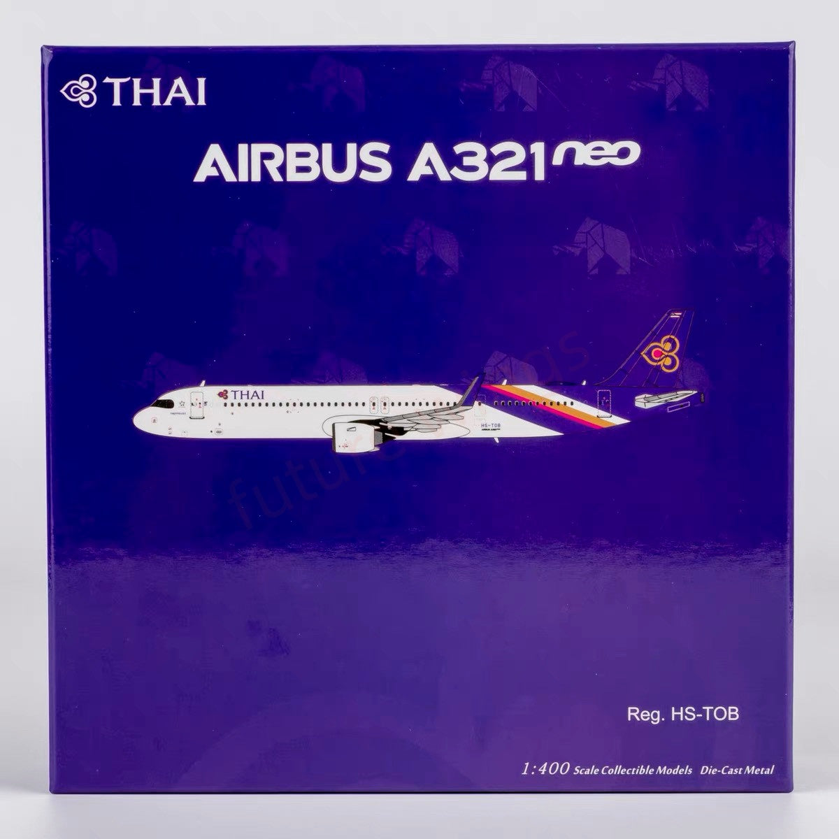 1:400 NG Models NG13150 Thai Airways A321neo HS-TOB Aircraft Model+Free Tractor