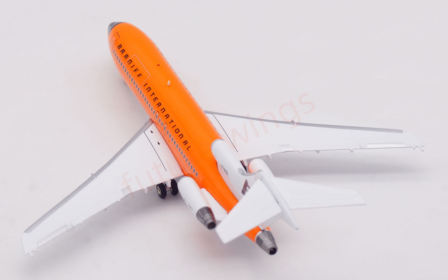 1:200 InFlight200 Braniff International Airways B727-100 N7282 Diecast Aircraft Model