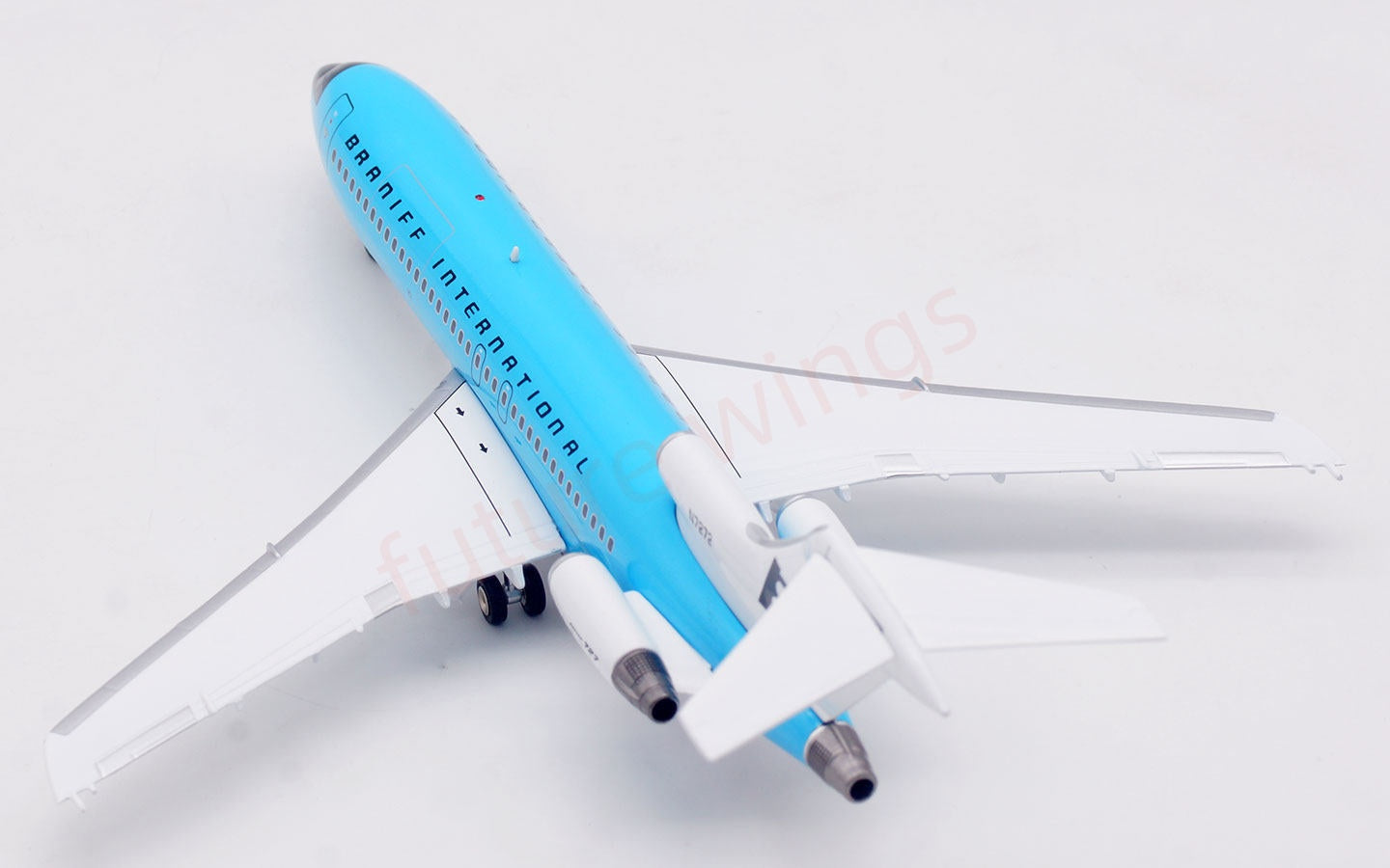 1:200 InFlight200 Braniff International Airways B727-100 N7272 Diecast Aircraft Model