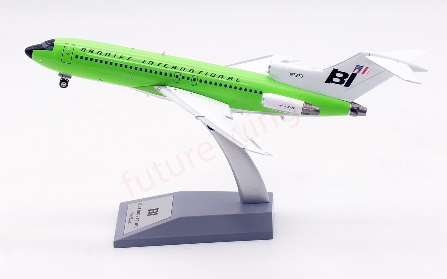1:200 InFlight200 Braniff International Airways B727-100 N7276 Diecast Aircraft Model
