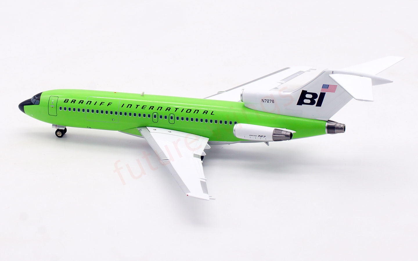 1:200 InFlight200 Braniff International Airways B727-100 N7276 Diecast Aircraft Model