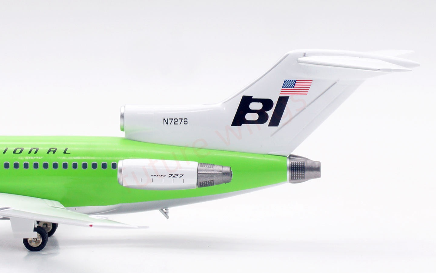 1:200 InFlight200 Braniff International Airways B727-100 N7276 Diecast Aircraft Model