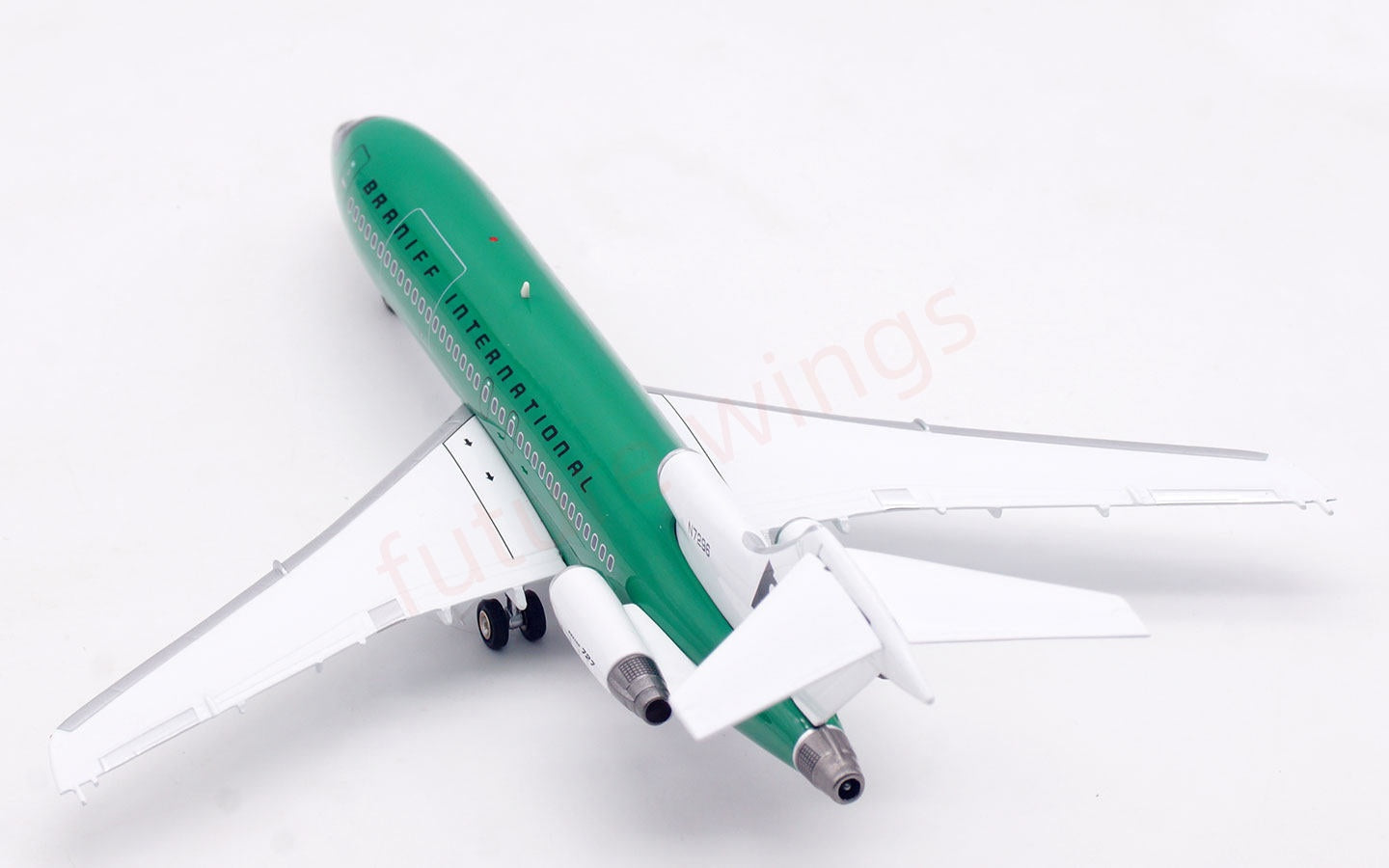 1:200 InFlight200 Braniff International Airways B727-100 N7296 Diecast Aircraft Model