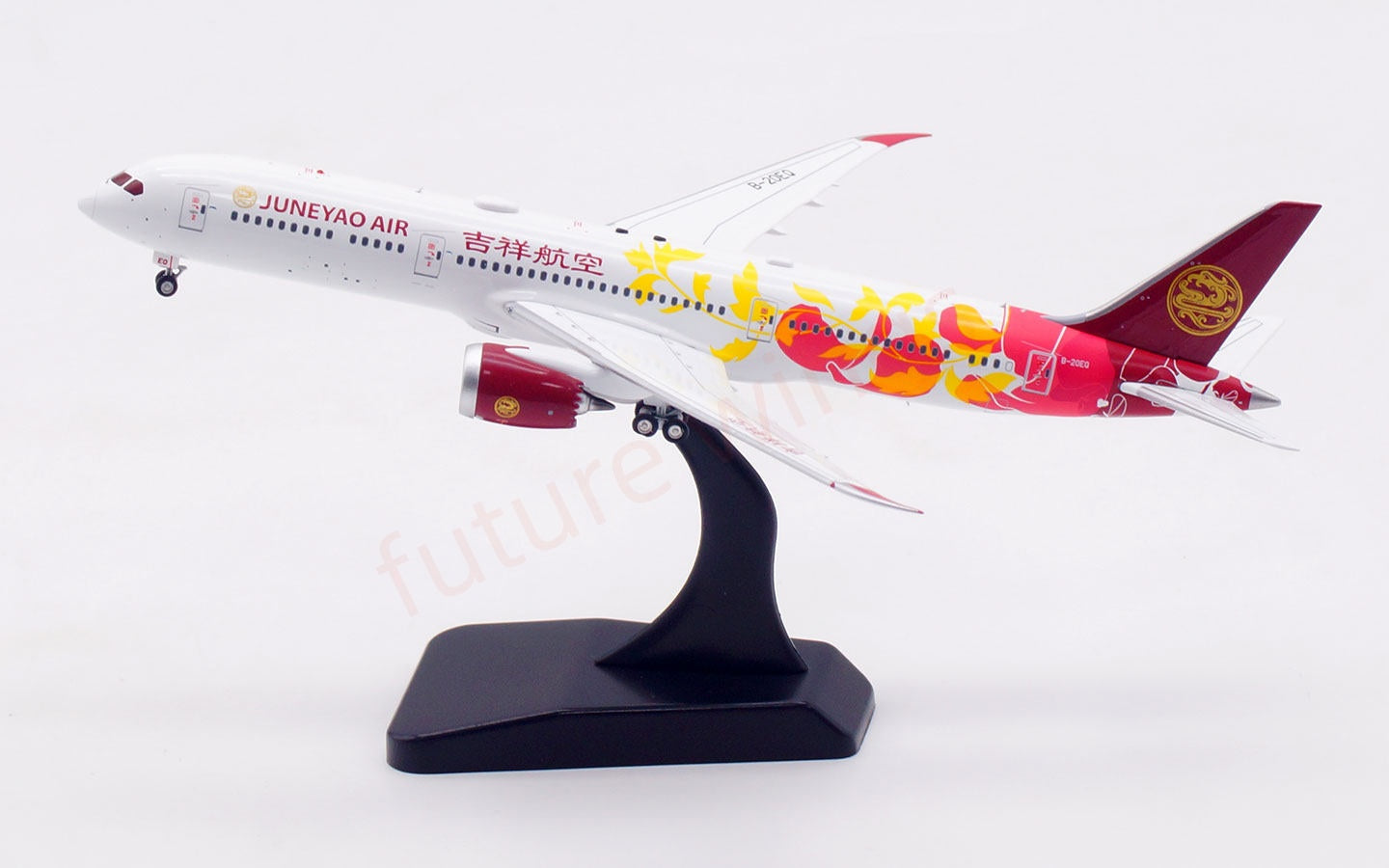 1:400 Aviation400 JuneYao Air B787-9 B-20EQ Aircraft Model Free Tractor +Stand