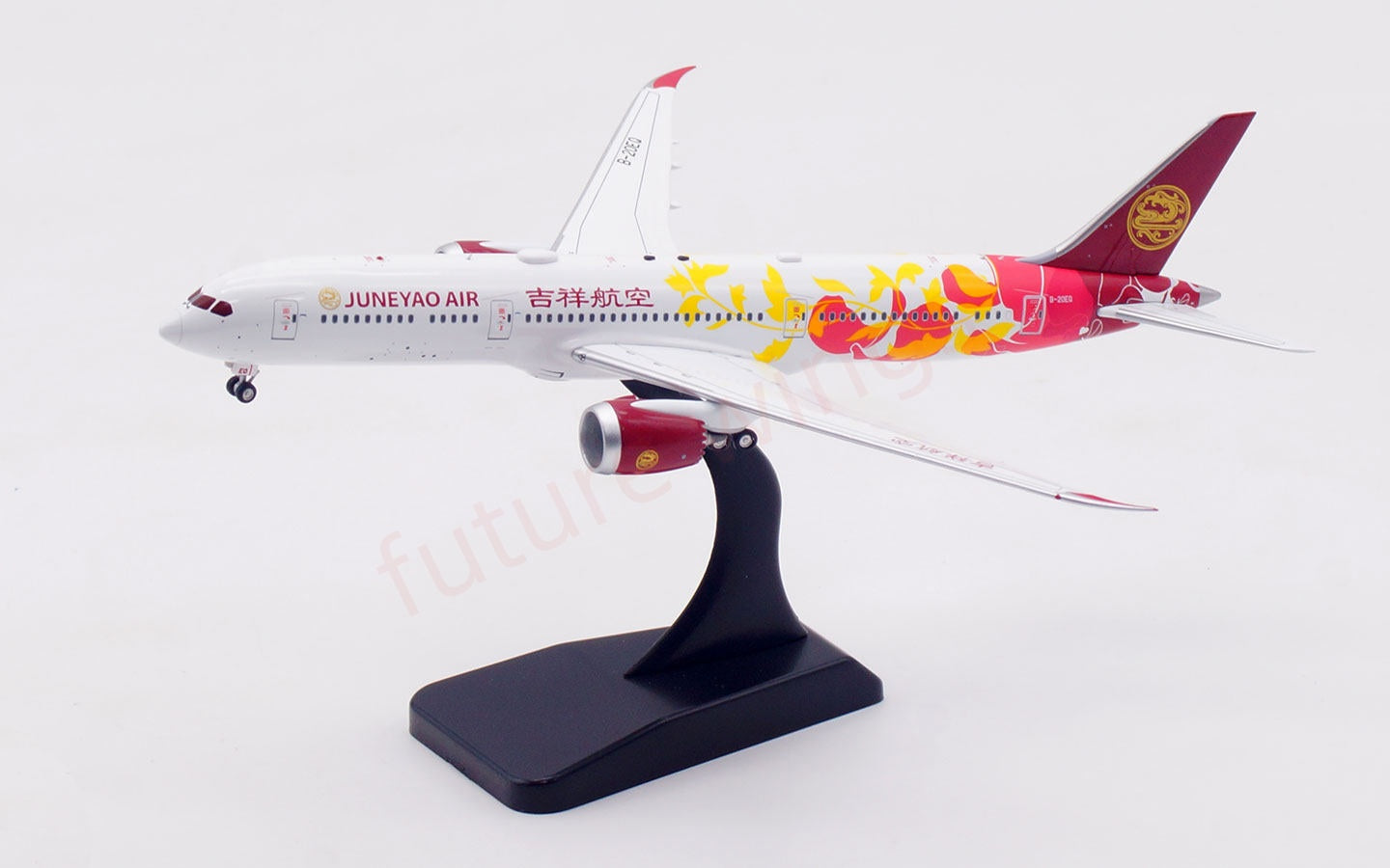 1:400 Aviation400 JuneYao Air B787-9 B-20EQ Aircraft Model Free Tractor +Stand
