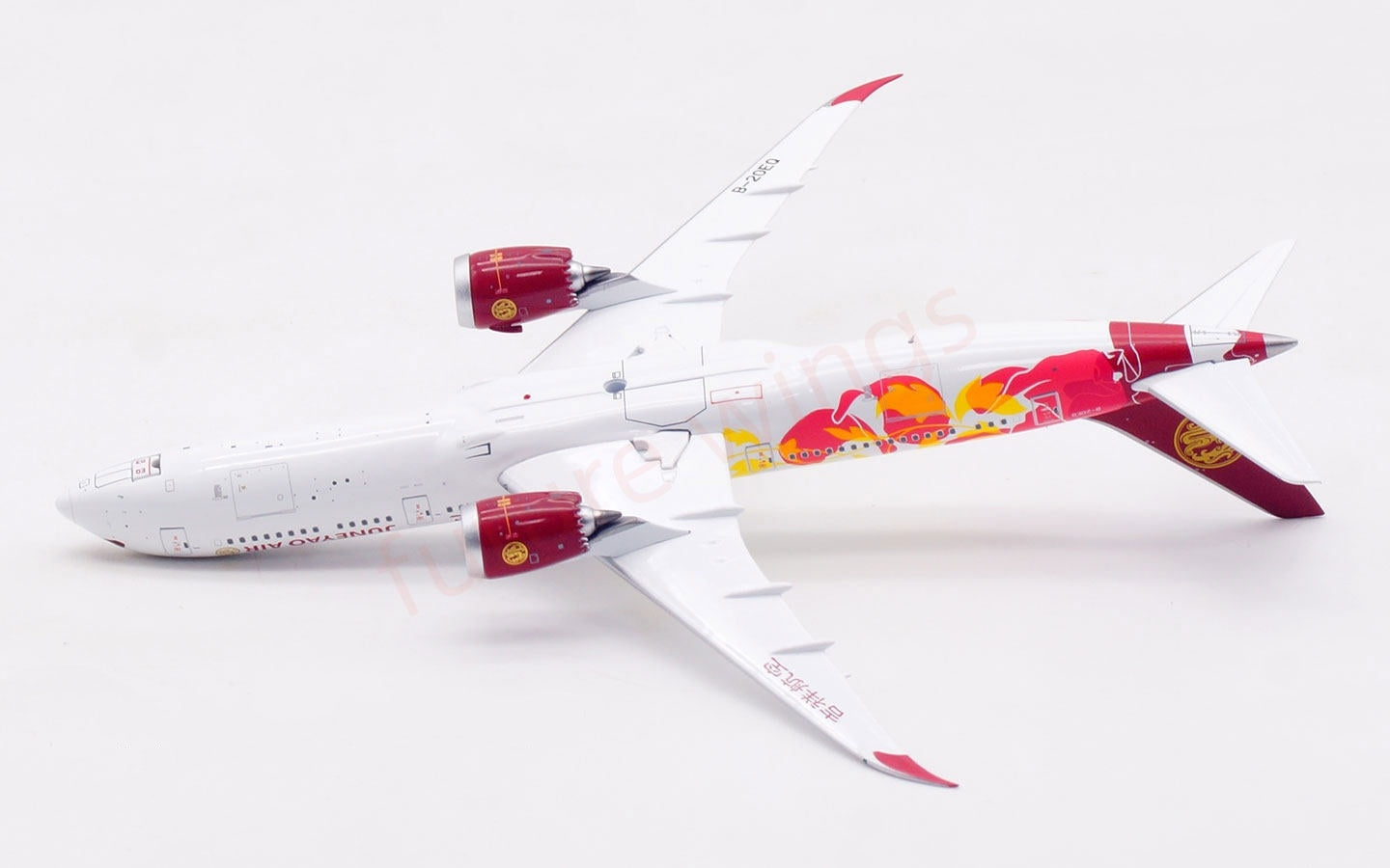 1:400 Aviation400 JuneYao Air B787-9 B-20EQ Aircraft Model Free Tractor +Stand