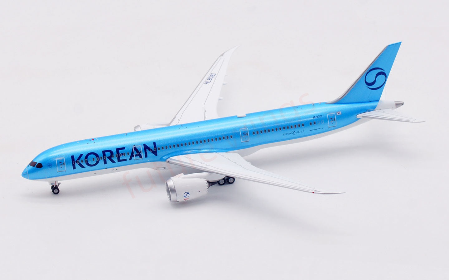 1:400 Aviation400 Korean Air B787-9 HL8081 Aircraft Model Free Tractor +Stand