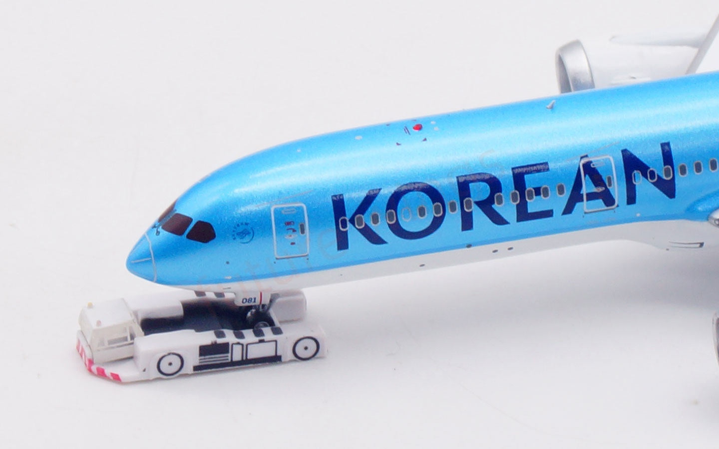1:400 Aviation400 Korean Air B787-9 HL8081 Aircraft Model Free Tractor +Stand