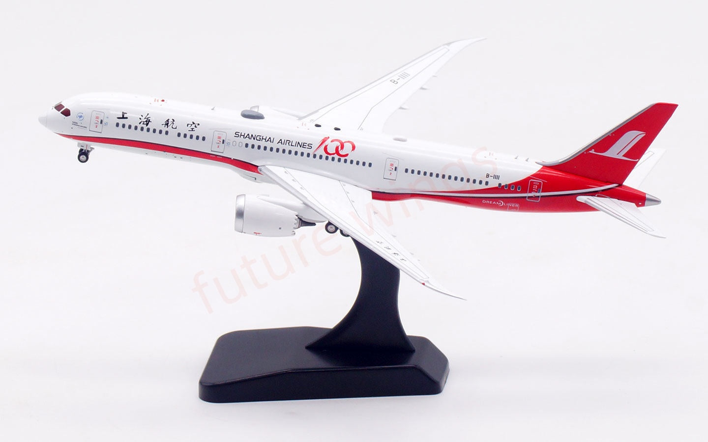 1:400 Aviation400 ShangHai Airlines B787-9 B-1111 Free Tractor +Stand