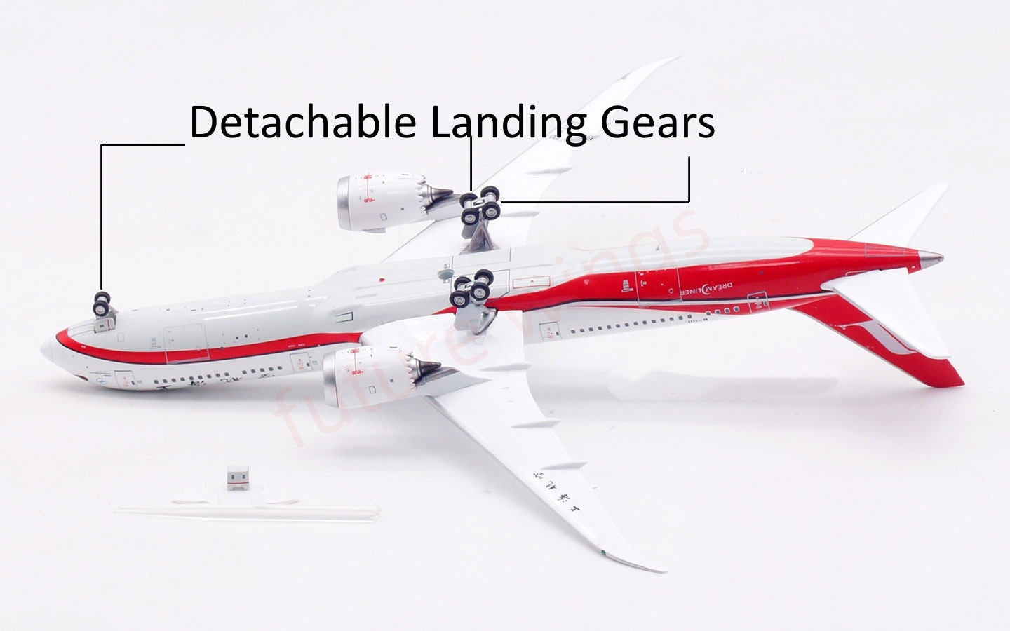 1:400 Aviation400 ShangHai Airlines B787-9 B-1111 Free Tractor +Stand